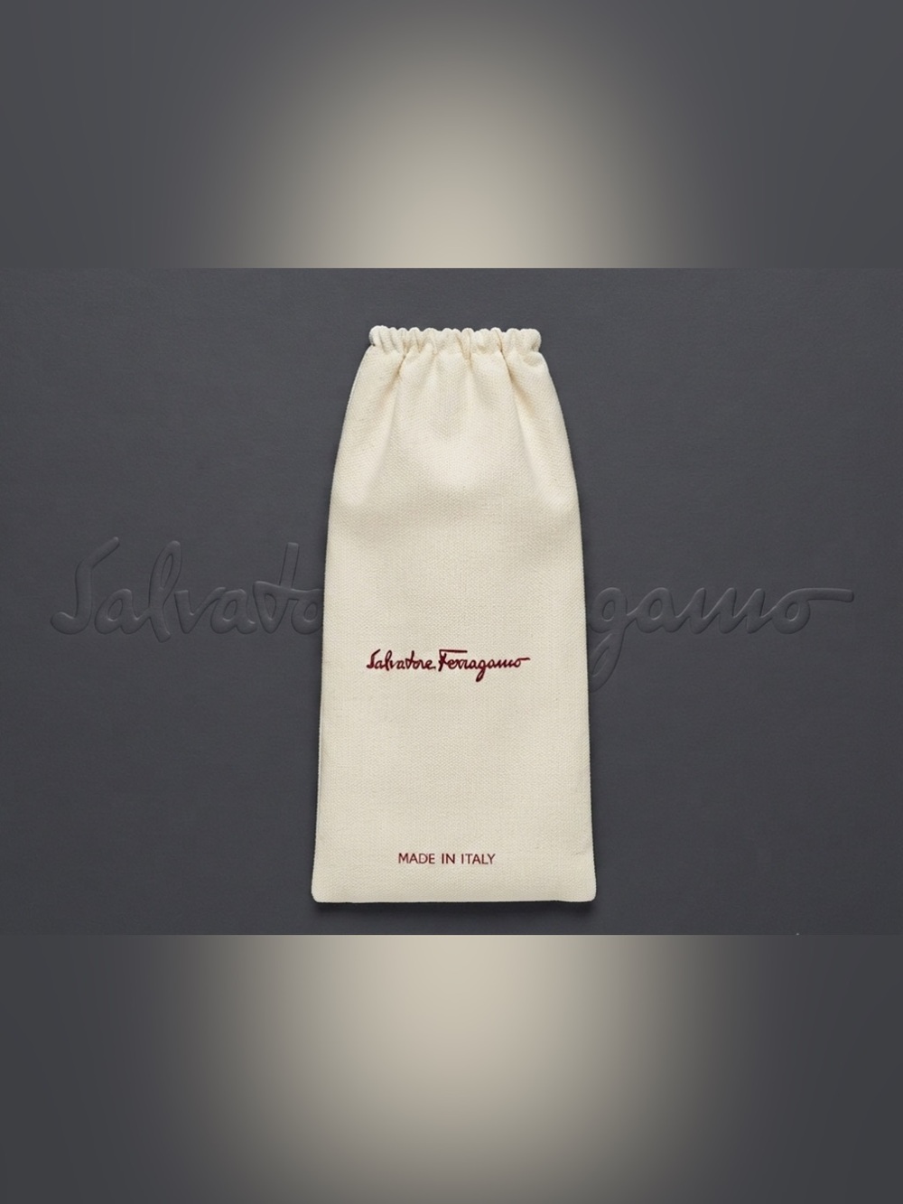 New authentic Salvatore Ferragamo signature dust bag belt accessories storage